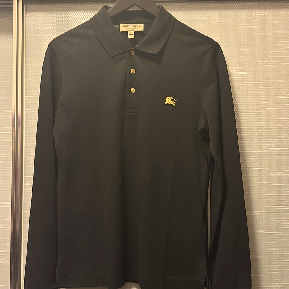 BURBERRY. New without tags. Long sleeve Polo